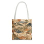 Vintage Japanese Animal Landscape Painting Full Art Tote Bag