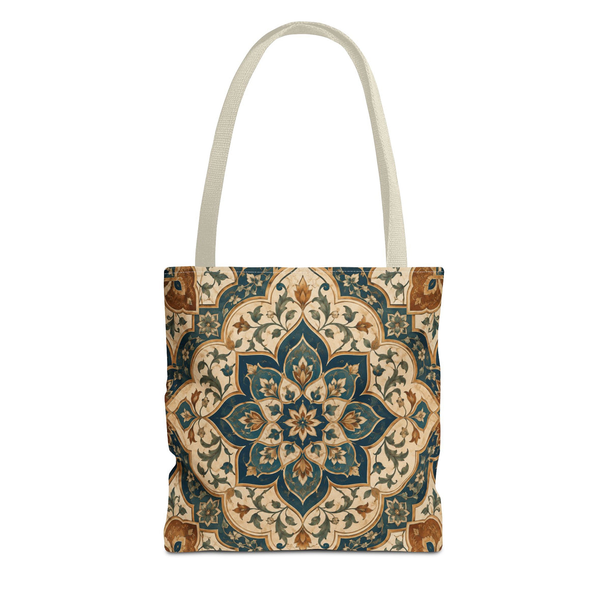 Full Art Elaborate Moroccan Canvas Tote Bag