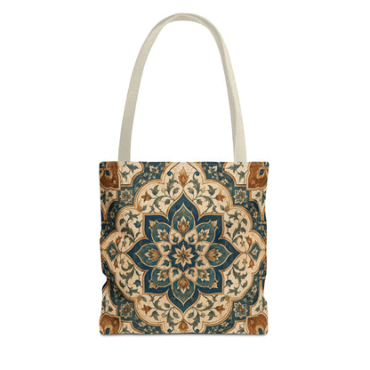 Full Art Elaborate Moroccan Canvas Tote Bag