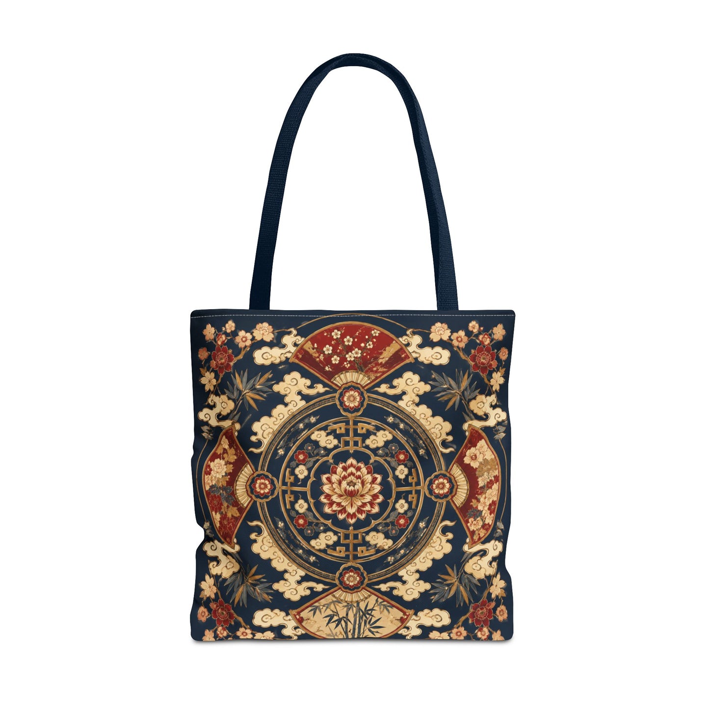 East Asian Mandala Full Art Tote Bag