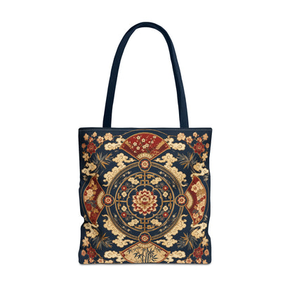 East Asian Mandala Full Art Tote Bag