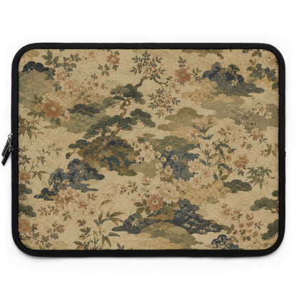 Vintage Japanese Floral Laptop Sleeve Case