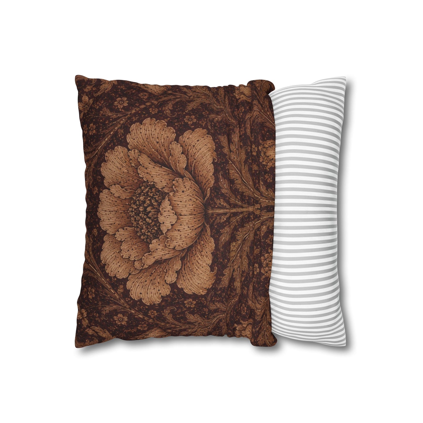 William Morris Floral Damask Rose Pillowcase Cover