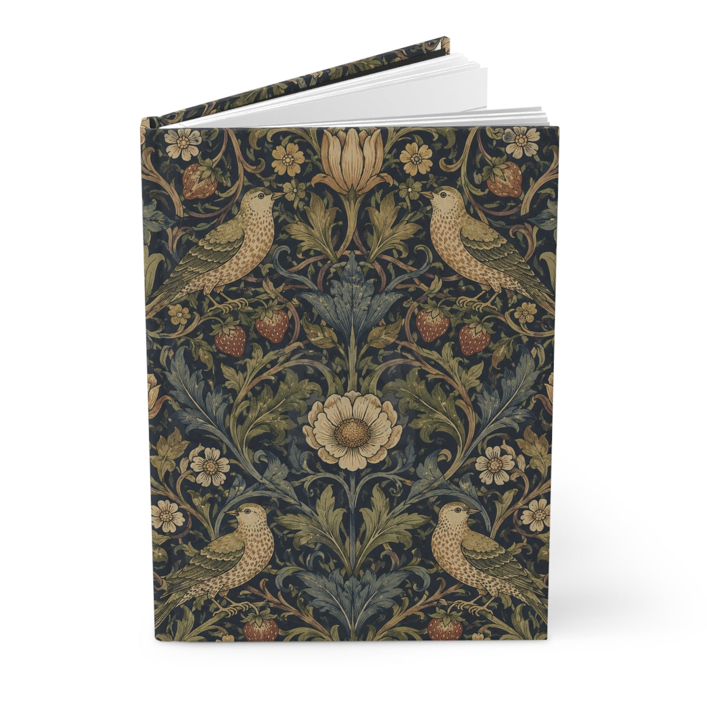 William Morris Vintage Bird Hardcover Journal
