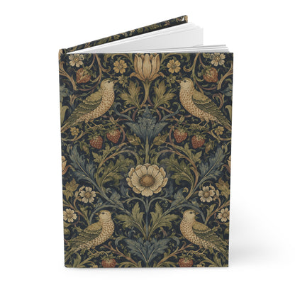 William Morris Vintage Bird Hardcover Journal