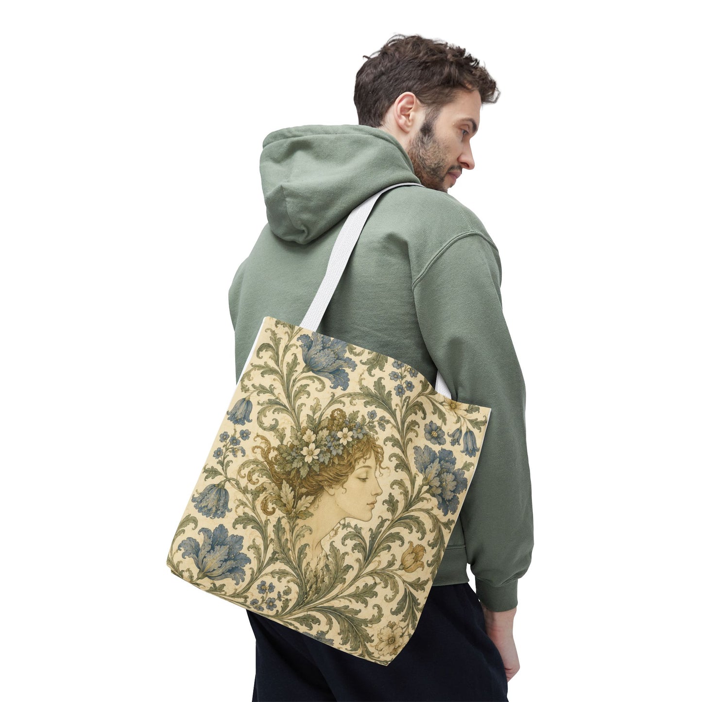 William Morris Vintage Portrait Full Art Tote Bag