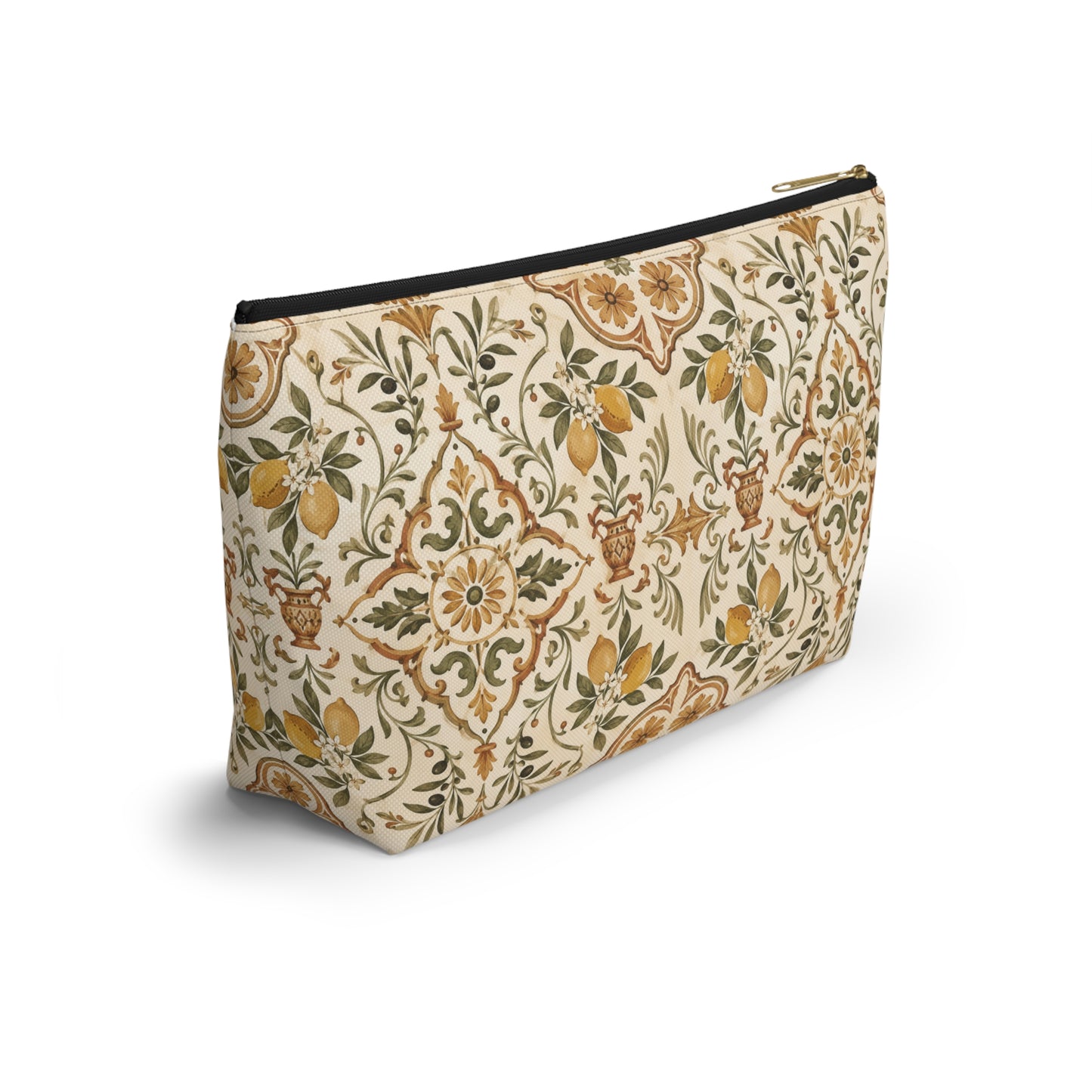 Mediterranean Moroccan Lemon Makeup Bag