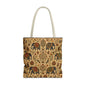Indian Vintage Traditional Elephant Full Art Tote Bag