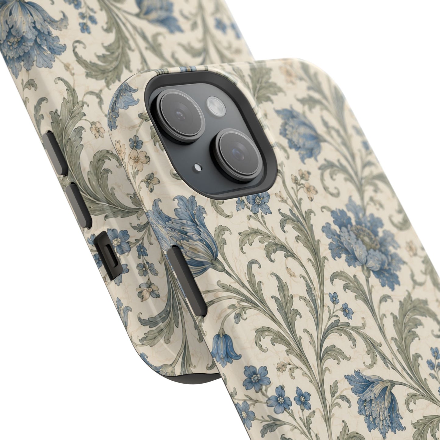 William Morris Floral Blue Magnetic iPhone Cases