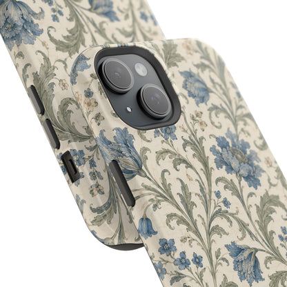 William Morris Floral Blue Magnetic iPhone Cases