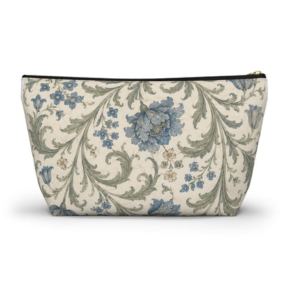 William Morris Floral Blue Makeup Accessory Pouch