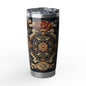 East Asian Mandala Tumbler | 20oz Water Bottle