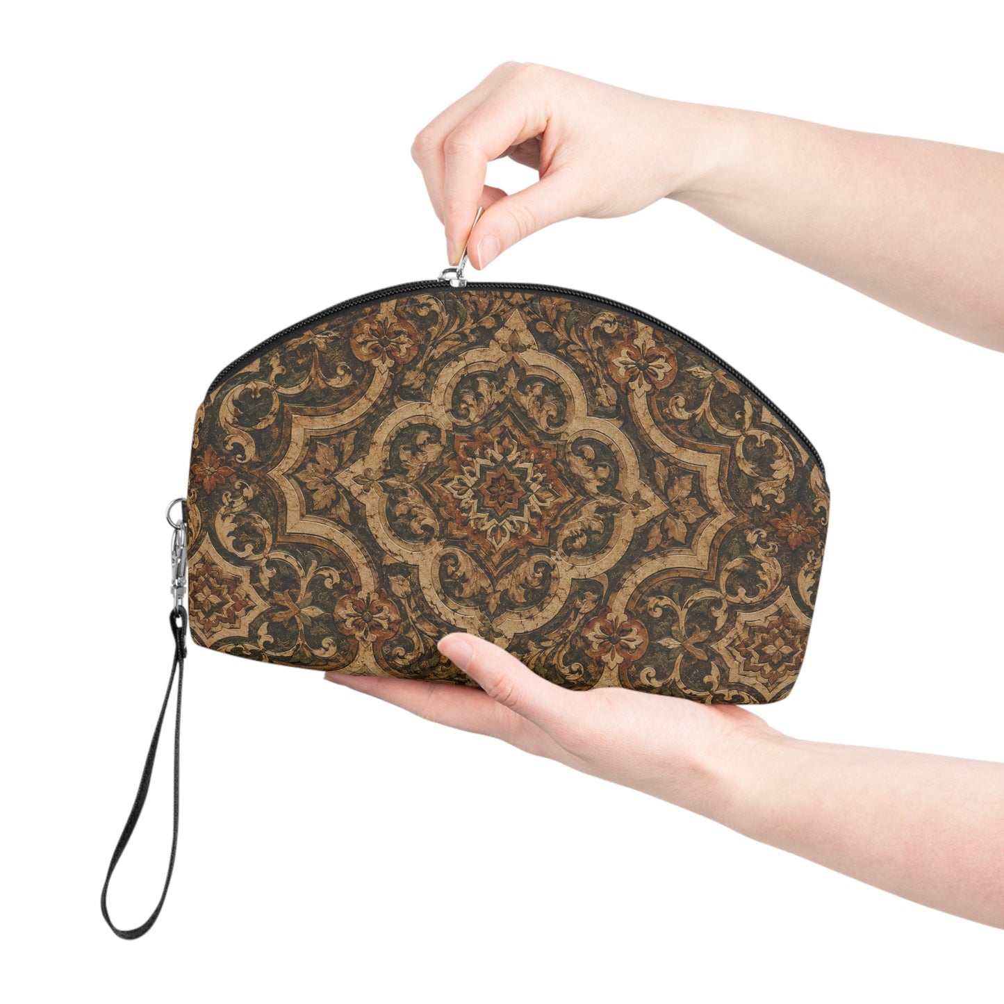 Moroccan Mandala Cosmetic Makeup Pouch
