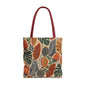 African Tribal Botanical Cacti Leaf Full Art Tote Bag