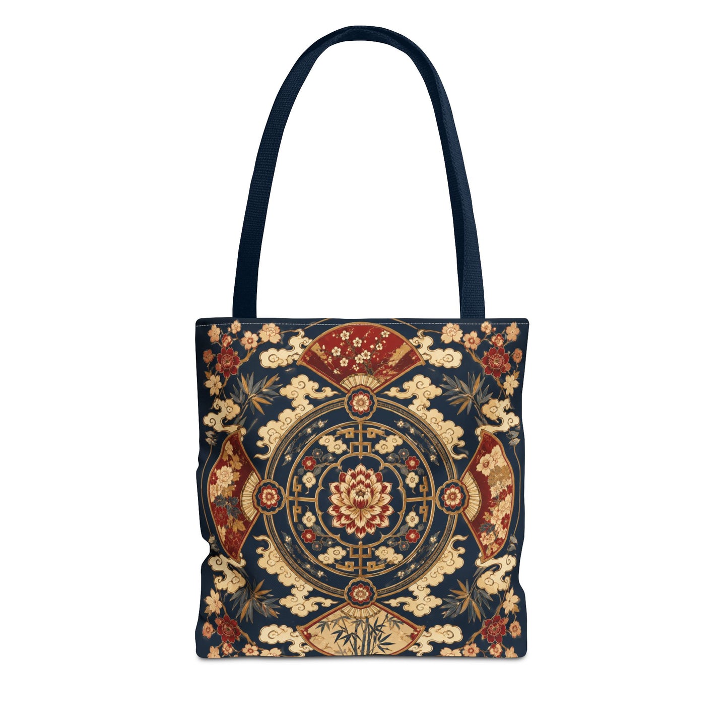 East Asian Mandala Full Art Tote Bag