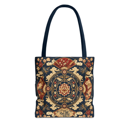East Asian Mandala Full Art Tote Bag