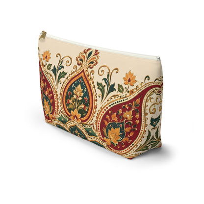 Indian Vintage Floral Mandala Makeup Pouch