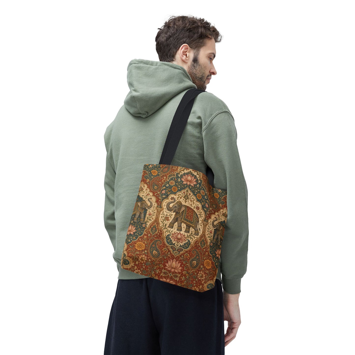 Indian Vintage Tapestry Full Art Tote Bag