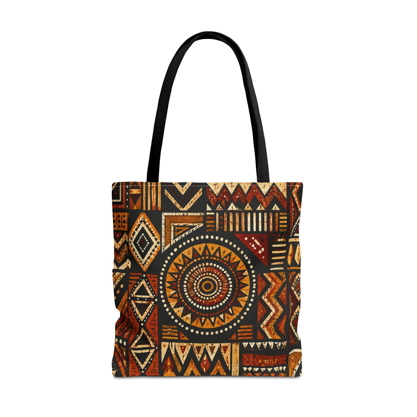 African Tribal Geometric Full Art Tote Bag