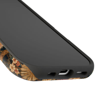 East Asian Floral iPhone Case | Magnetic Impact-Resistant Cases