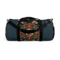 East Asian Oriental Medallion Myrtle Green Duffel Gym Bag