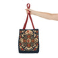 East Asian Vintage Oriental Medallion Full Art Tote Bag