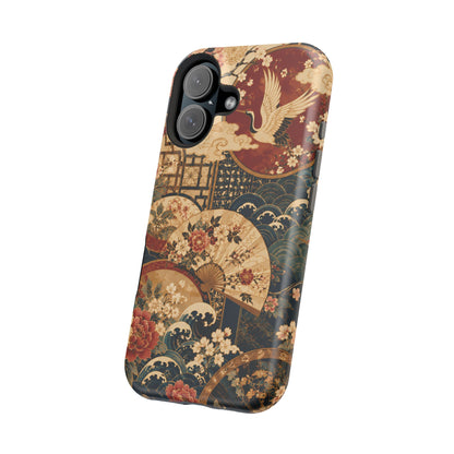 East Asian Floral iPhone Case | Magnetic Impact-Resistant Cases
