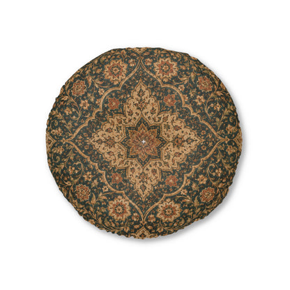 Moroccan Traditional Round Tufted Floor Pillow