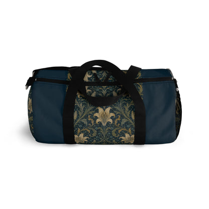 William Morris Damask Floral Duffel Gym Bag
