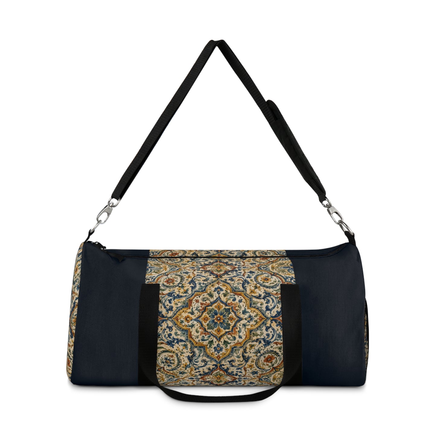 Mediterranean Spanish Navy Blue Gym Duffle Bag