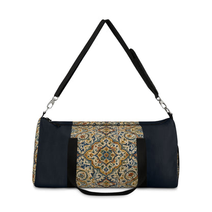 Mediterranean Spanish Navy Blue Gym Duffle Bag