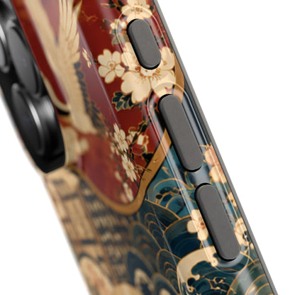 East Asian Floral iPhone Case | Magnetic Impact-Resistant Cases