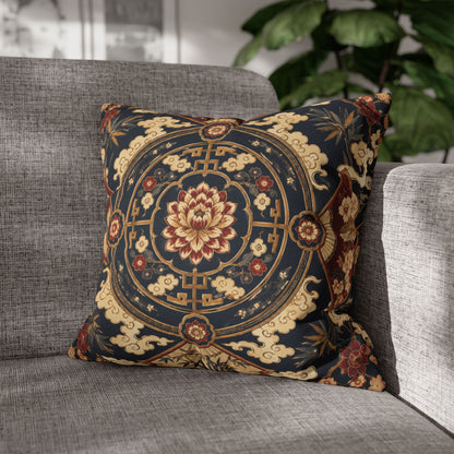 East Asian Mandala Pillow Case