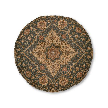 Moroccan Traditional Round Tufted Floor Pillow