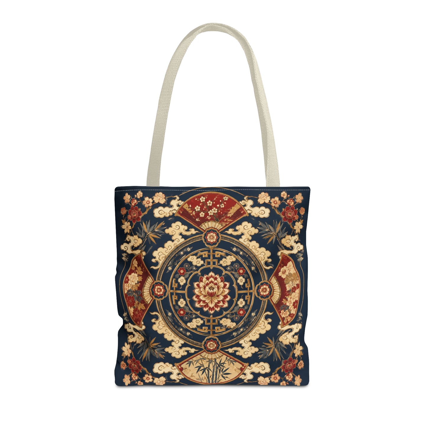 East Asian Mandala Full Art Tote Bag