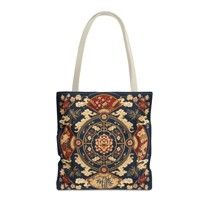East Asian Mandala Full Art Tote Bag