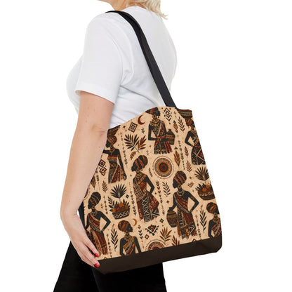 African Woman Figures Full Art Tote Bag