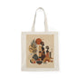 100% Cotton African Silhouette Pattern Tote Bag