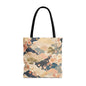 Vintage Japanese Waves & Clouds Painting Full Art Tote Bag