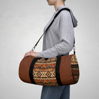 African Tribal Traditional Expresso Gym Duffel Bag