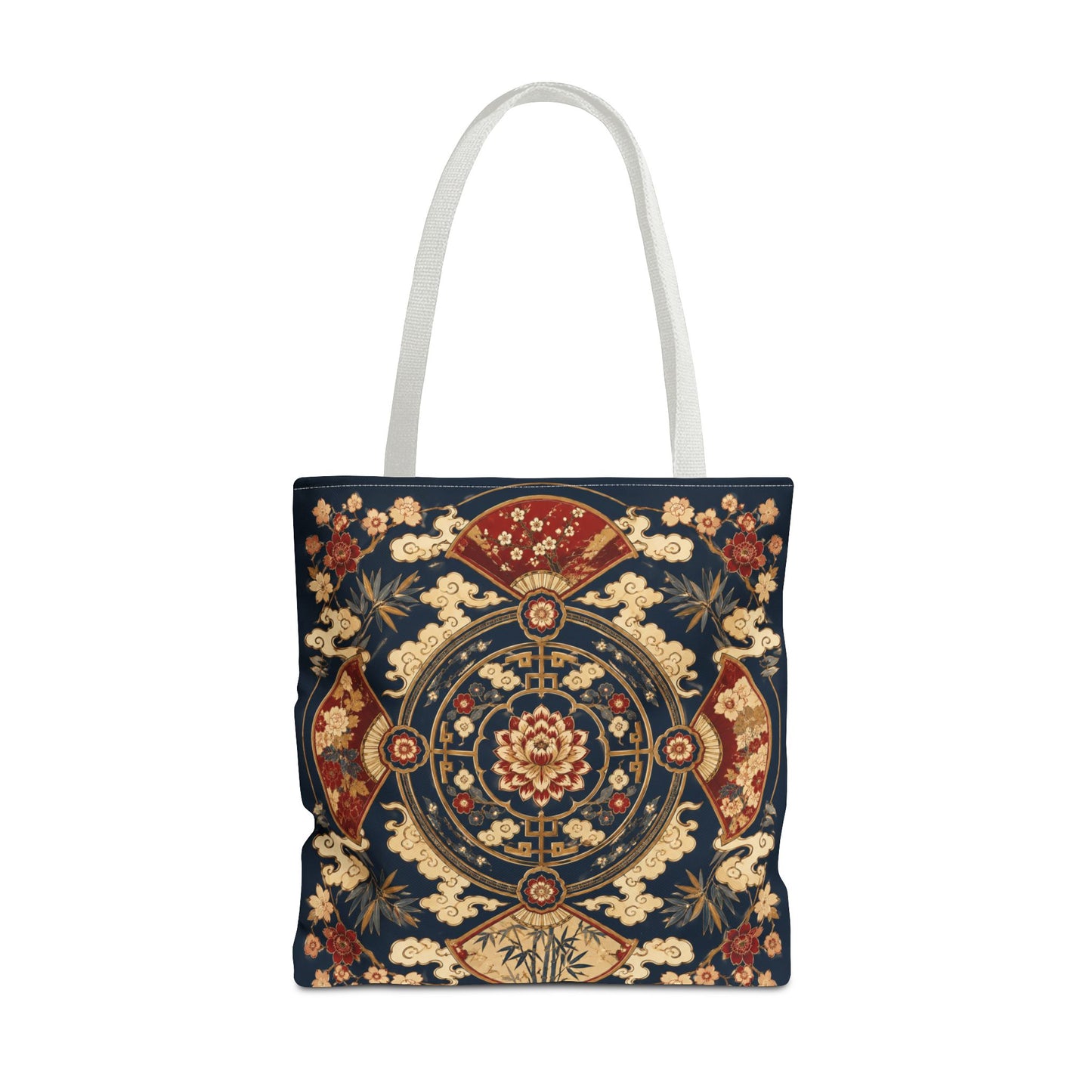 East Asian Mandala Full Art Tote Bag