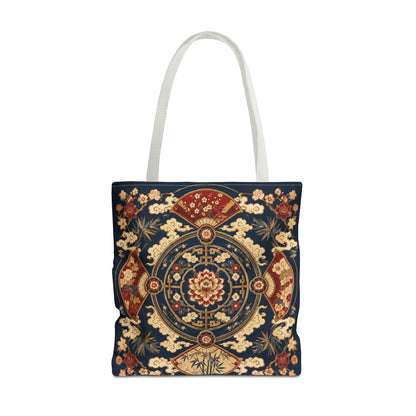 East Asian Mandala Full Art Tote Bag