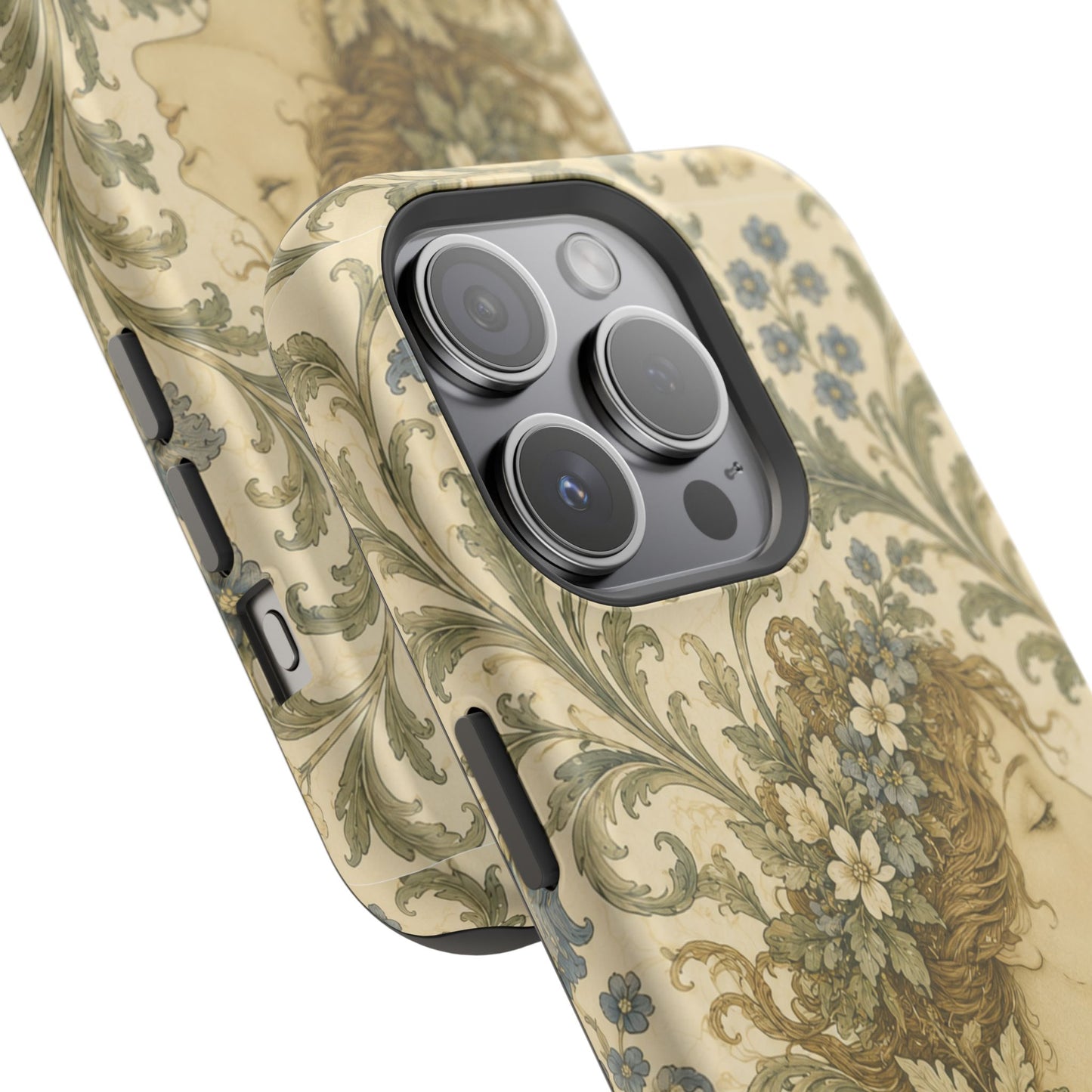 William Morris Vintage Portrait Magnetic iPhone Cases