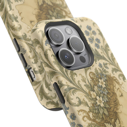 William Morris Vintage Portrait Magnetic iPhone Cases