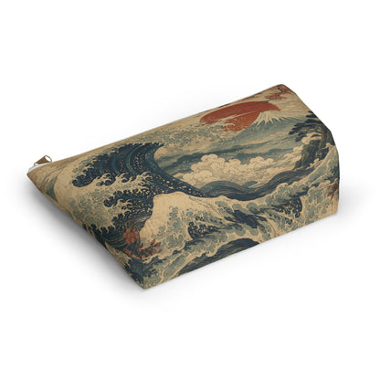 Vintage Japanese Wave Make Up Accessory Bag