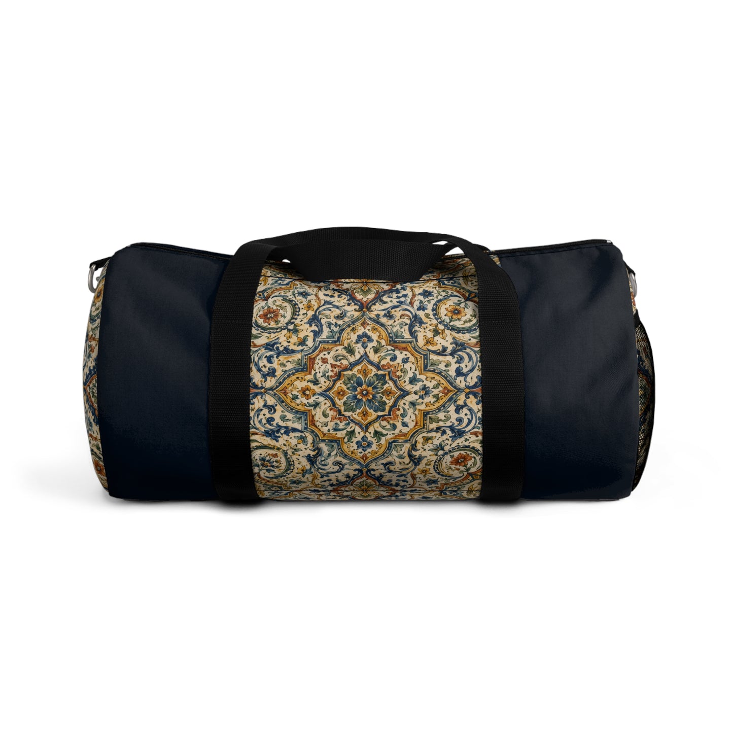 Mediterranean Spanish Navy Blue Gym Duffle Bag