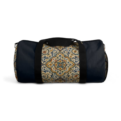 Mediterranean Spanish Navy Blue Gym Duffle Bag