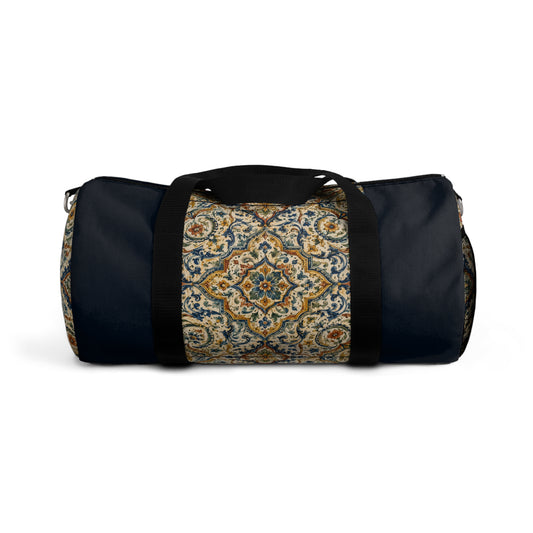 Mediterranean Spanish Navy Blue Gym Duffle Bag