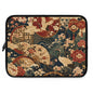 East Asian Floral Crane Pillow Case