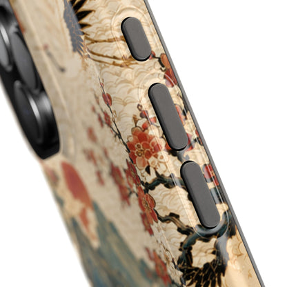 East Asian Vintage Landscape iPhone Case | Magnetic Impact-Resistant Case
